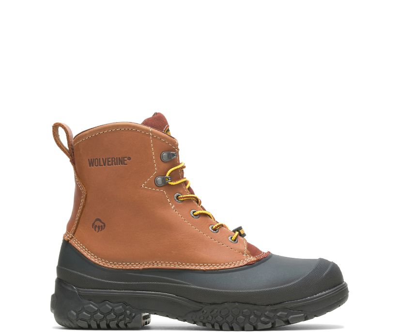 Bottes de Travail Wolverine Swampmonster Waterproof Steel Toe 6" Homme - Marron (UJX384107)